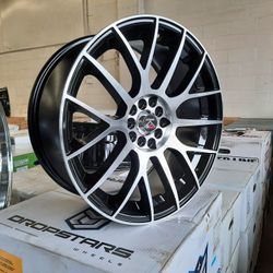 18 inch wheels and tires 5x100 5x114.3 brand new set for honda nissan toyota acura mazda cars many more