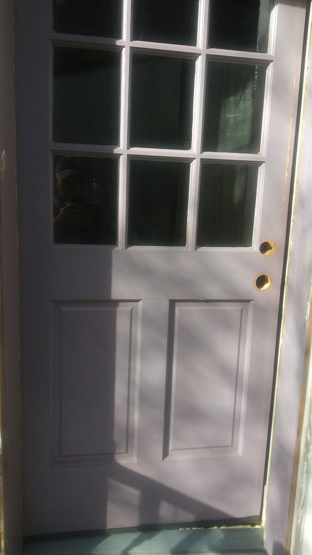 Soild wood exterior door