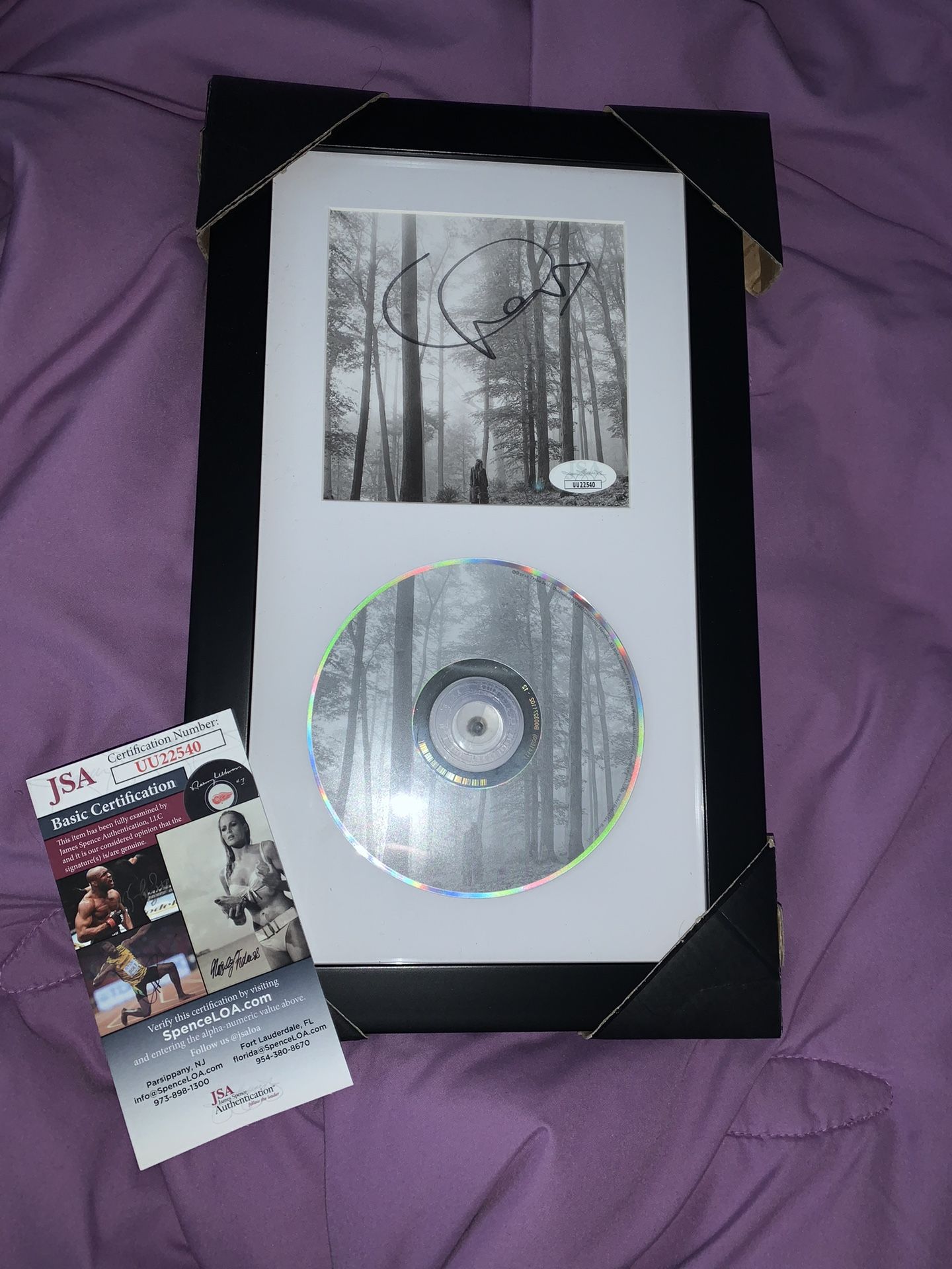 Autographed Taylor Swift CD - Authenticated