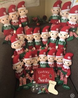 Personalized Christmas elves