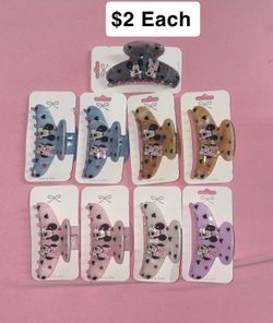 Mickey Mouse claw clips $2 each