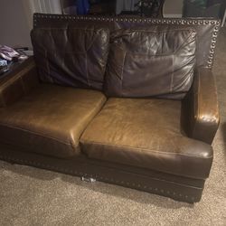 Leather Couch 
