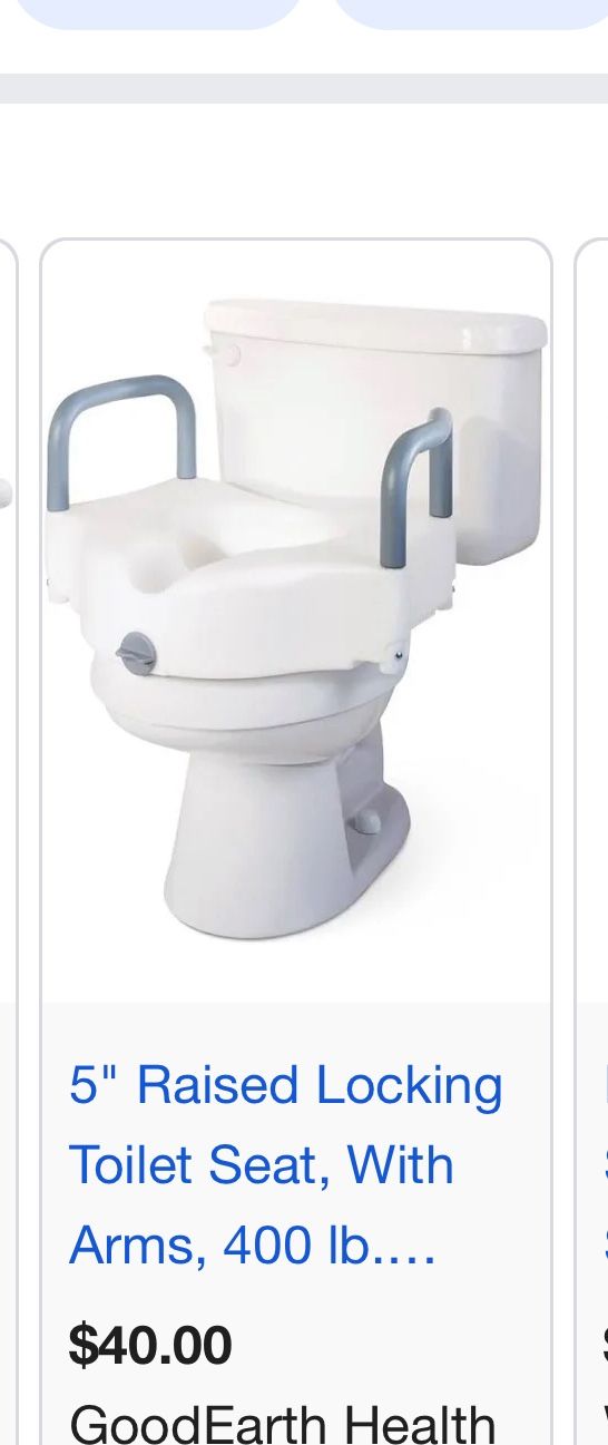 Raised Comfort Toilet Seat