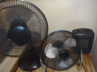 Four Fans And A Heater
