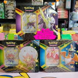 Pokemon Shining Fates Tin Cans x6 Packs Inside (Buy 2 Get 1 Free)(Weekend Sale)