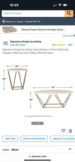 Coffee Table And Side Tables