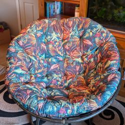 Papasan Chair With Cushion