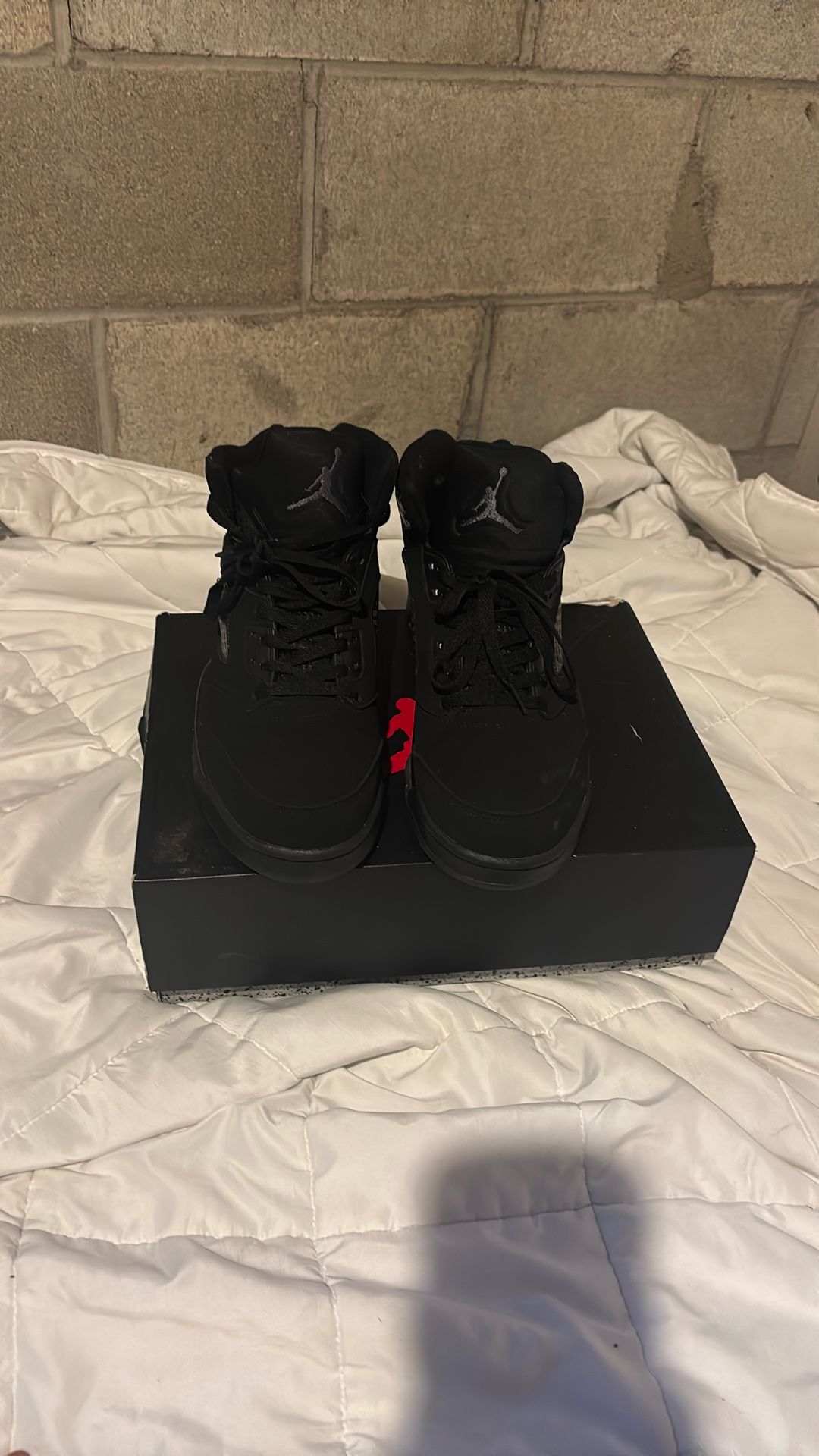 Jordan 5s “Triple Black” Size 13