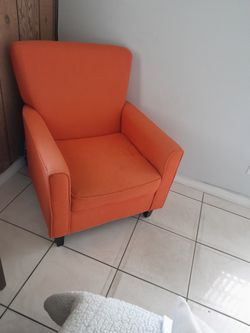 Orange Arm Chair 