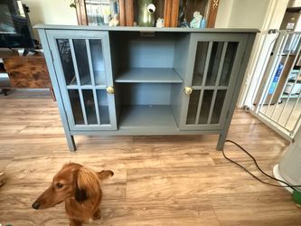 Grey tv stand
