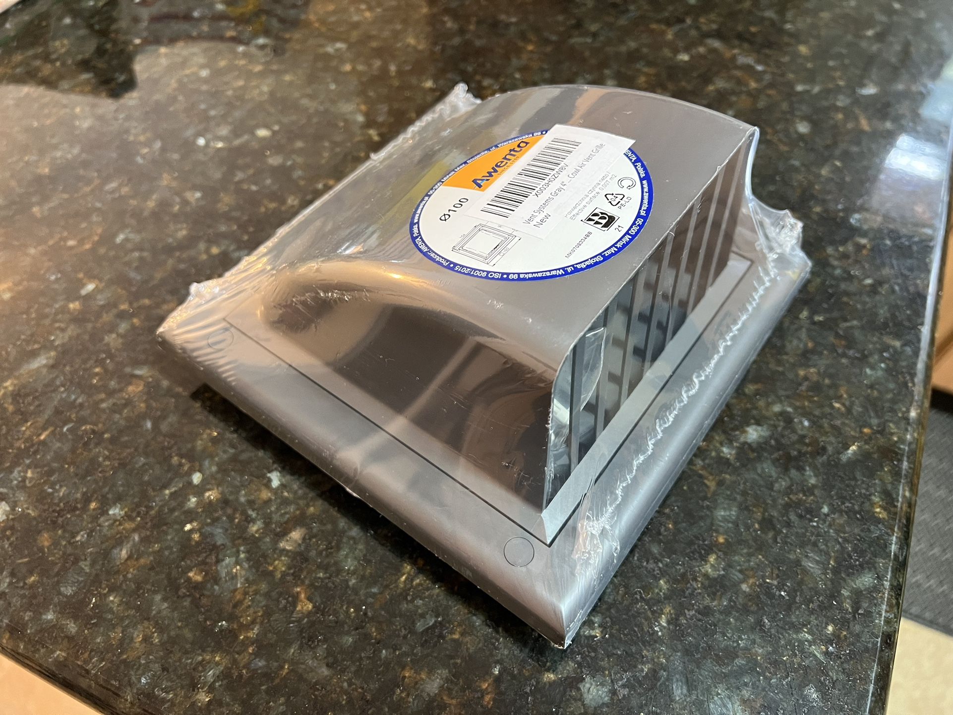 Vent System Gray 4” Inch