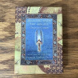 Healing With The Angels 44 Oracle Card Deck and Booklet like Tarot Doreen Virtue PHD 