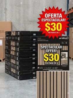 🔥 SPECIAL OFFER! Artika Sonolok Acoustic Wall Panels (4-Pack) - $30 🔥