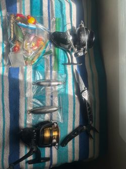 Fishing reels and lures