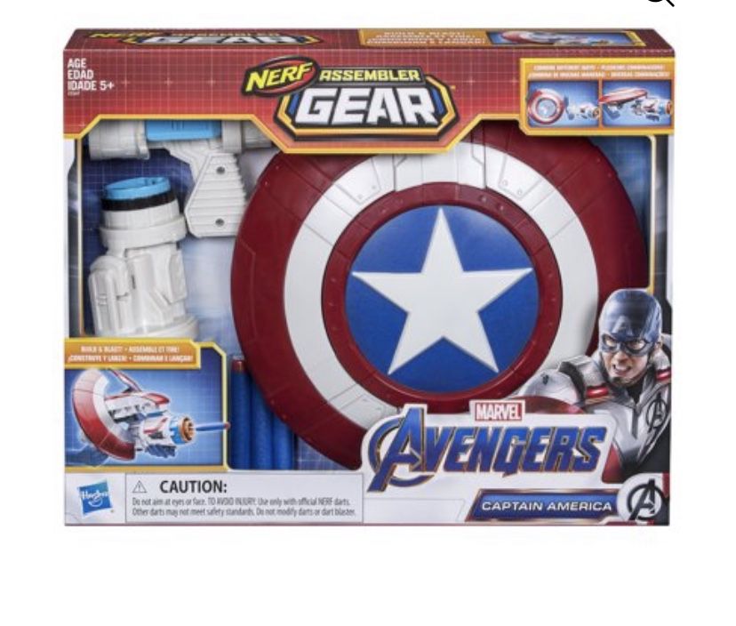 Nerf Avengers Captain America Gear