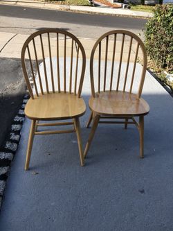 Very good condition hardwood chairs