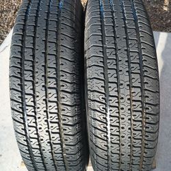 (2) Size 185/80/13 Carlisle Duratrail tires 