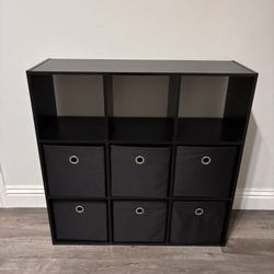 9 Cube Shelf with Boxes 