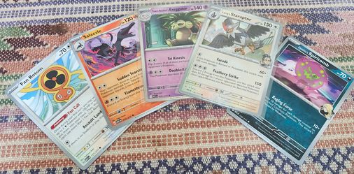 5 card lot from Ascended Heroes, including two rares, NM, English Pokemon