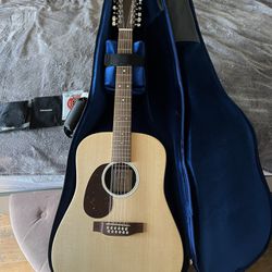 Left hand 12 String Martin X Series Acoustic Guirar