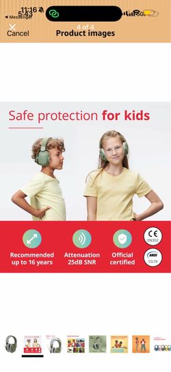 Alpine Hearing Protection Muffy Kids ear defenders