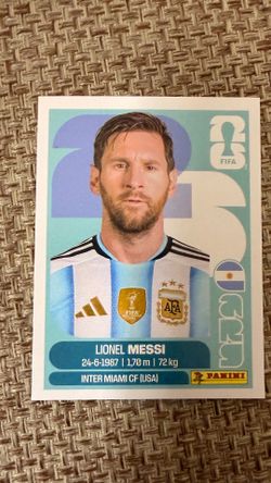 Messi panini sticker 2026