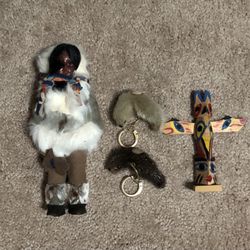 1960s Vintage Alaskan Eskimo Children’s Toys & Keychains