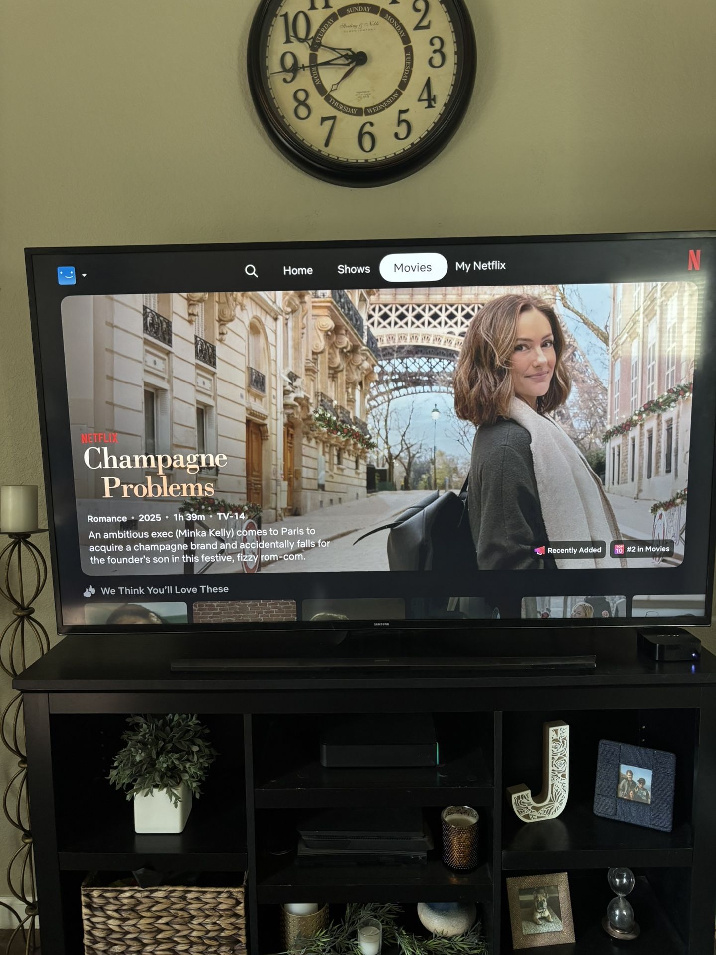 60” Samsung TV Model UN60JU6500F