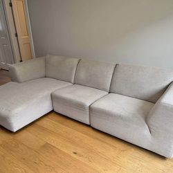 Beige Sectional 