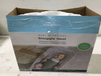 Baby Delight Snuggle Nest Infant Portable Lounger, 0-9 months, Skies Thumbnail