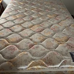 Free Full Size Mattress, Box Spring, Metal Frame
