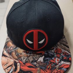 Marvel Deadpool Snap Back Baseball Cap Hat