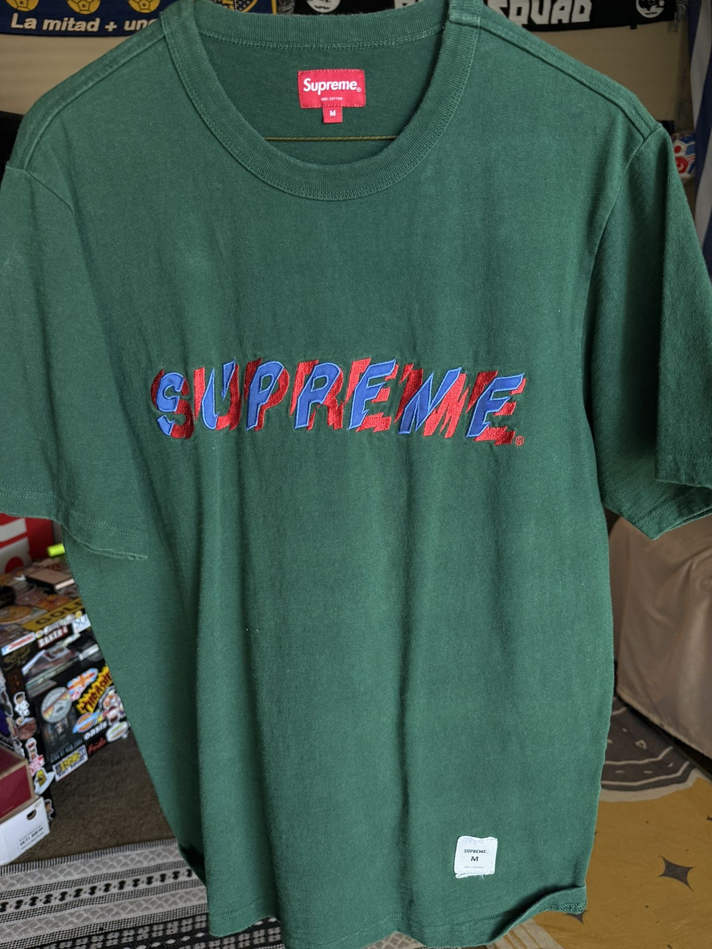 Supreme Green tee medium