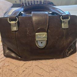 Vintage Consuela Chocolate Brown Leather Purse 
