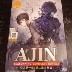 Ajin Demi Human 2-Disc DVD Complete Series Box Set JAPANESE AUDIO ENGLISH SUBS