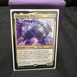 Custom Budget MtG Commander deck feat. Greasefang, Okiba Boss (White Black)