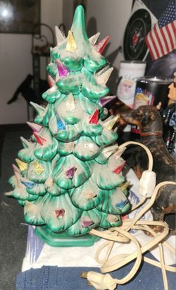 Antique Ceramic Christmas Tree