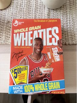 Rare Michael Jordan 1991 Unopened Wheaties Box