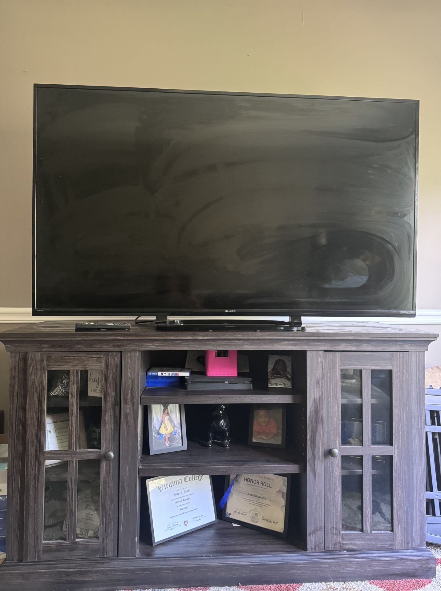 TV Stand W/ TV