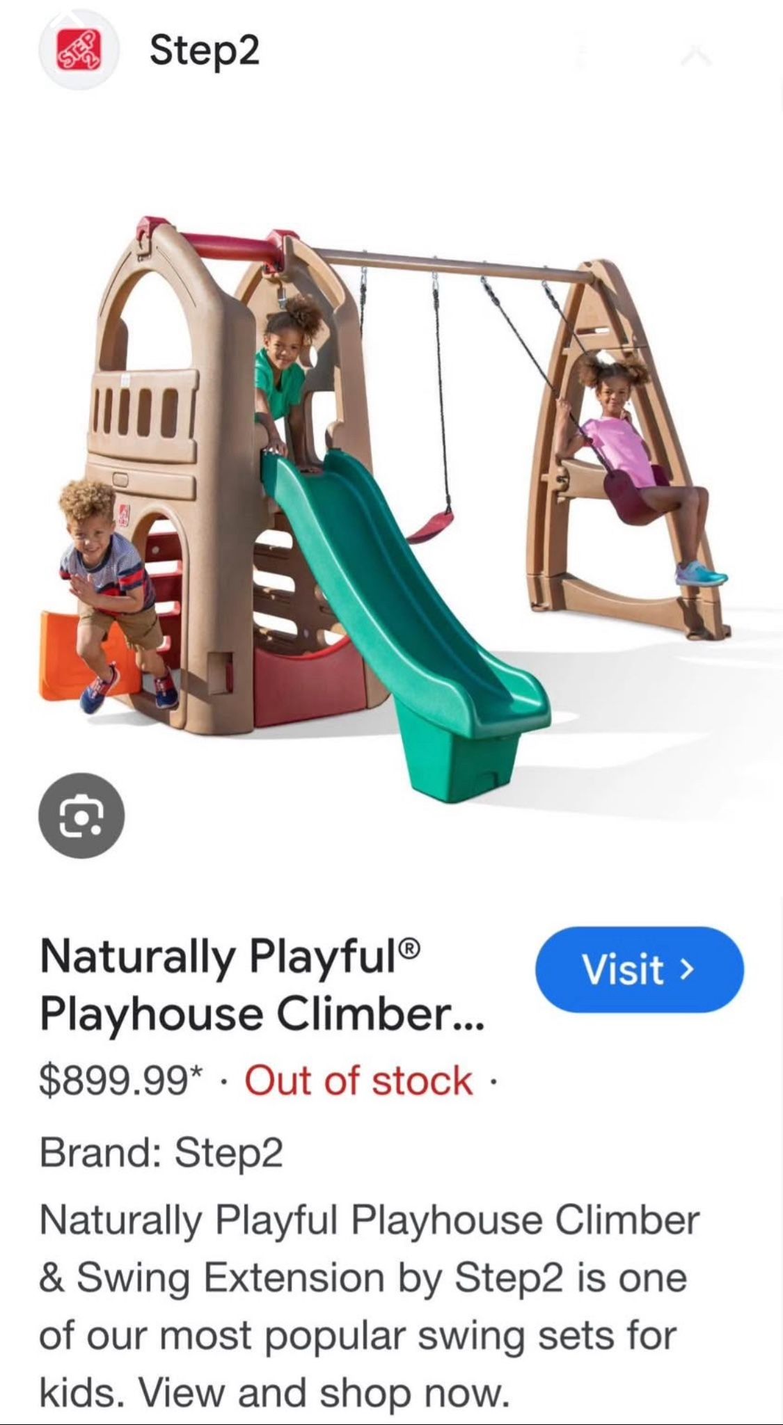 Step 2 Swing set