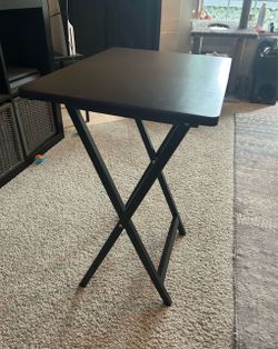 Black Folding TV Tray - Never Used