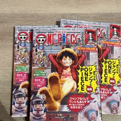 one piece magazine promo card 