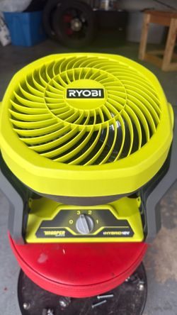 Ryobi One+ fan