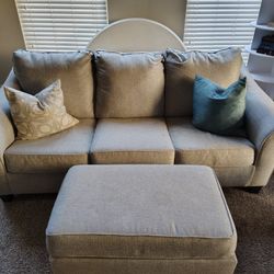 Sofa And Loveseat And Footstool