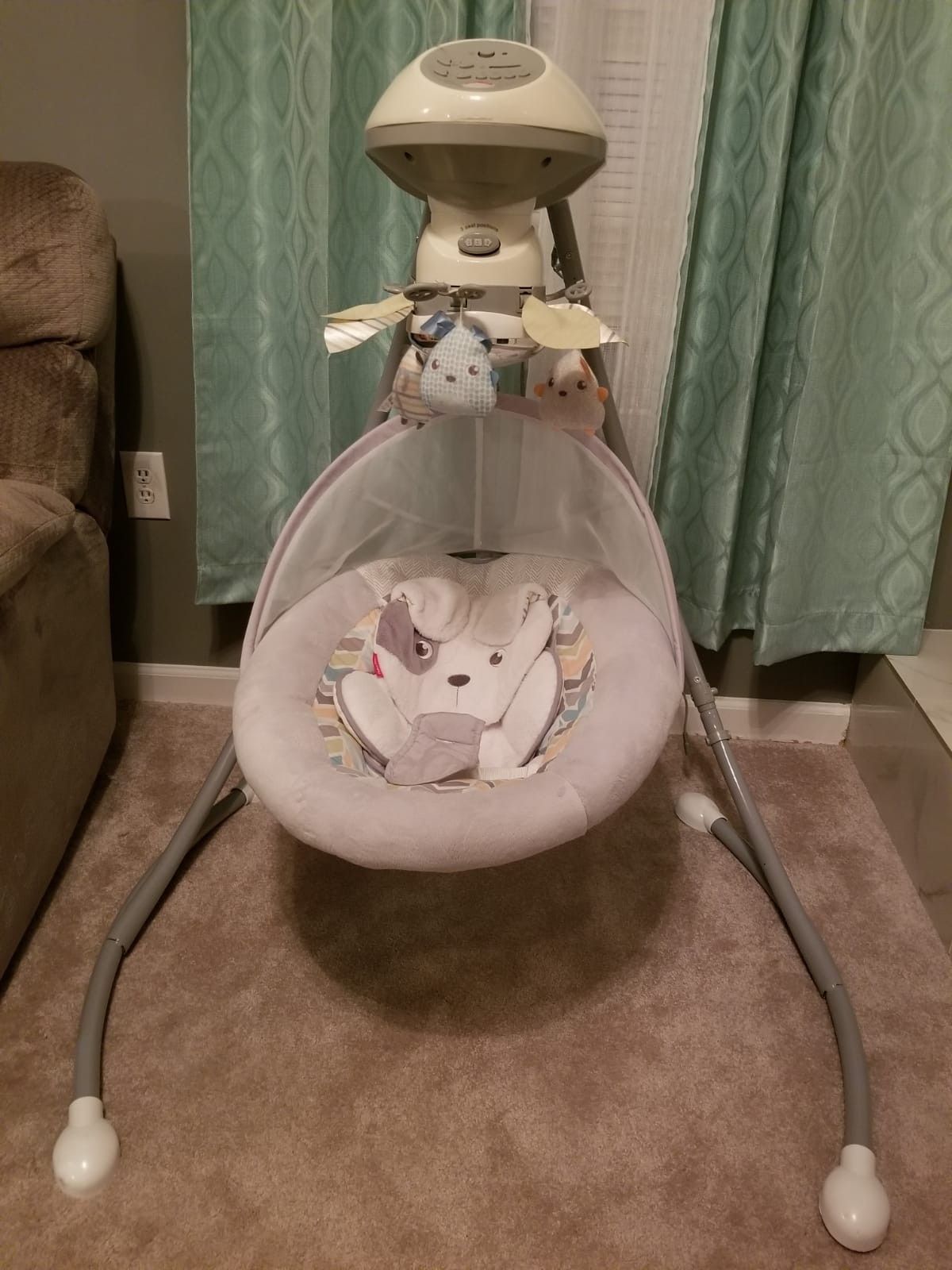 Baby boy swing