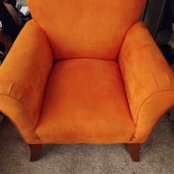 Orange Accent Chair 