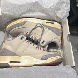 Air Jordan 3 Retro Se Muslin/university Red  Size 8.5