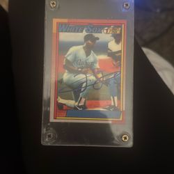 Baseball Card With Error 
