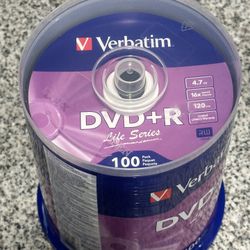 Verbatim Dvd+r 4 100 Packs