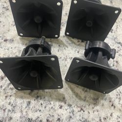 Speaker tweeters piezo 4 pc set  